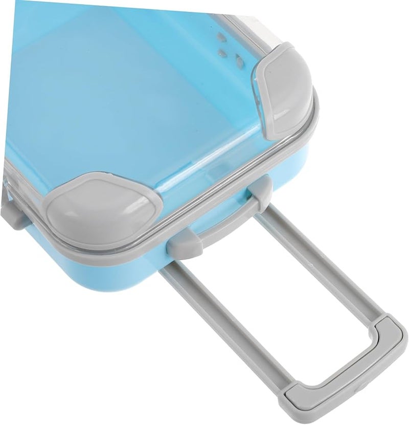 قطعتان من صناديق الأمتعة البلاستيكية الصغيرة لتنظيم الماكياج، تخزين السفر، خفيفة الوزن وسهلة التنظيف - Image 3